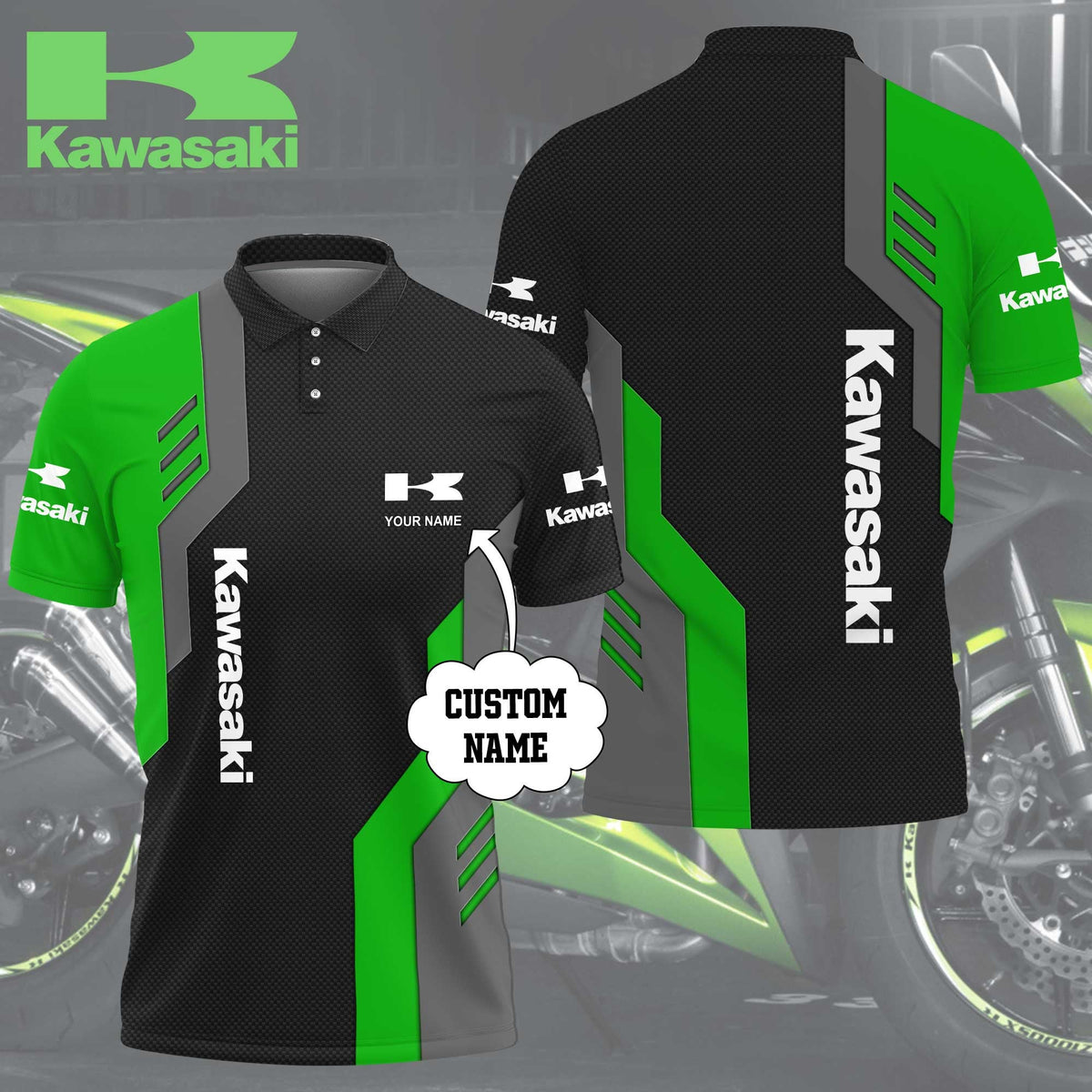 Personalized KAWA 3D Apparels YVT1079