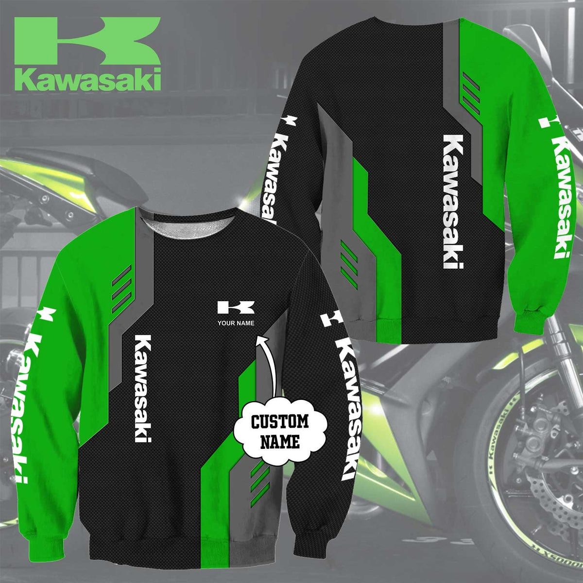 Personalized KAWA 3D Apparels YVT1079
