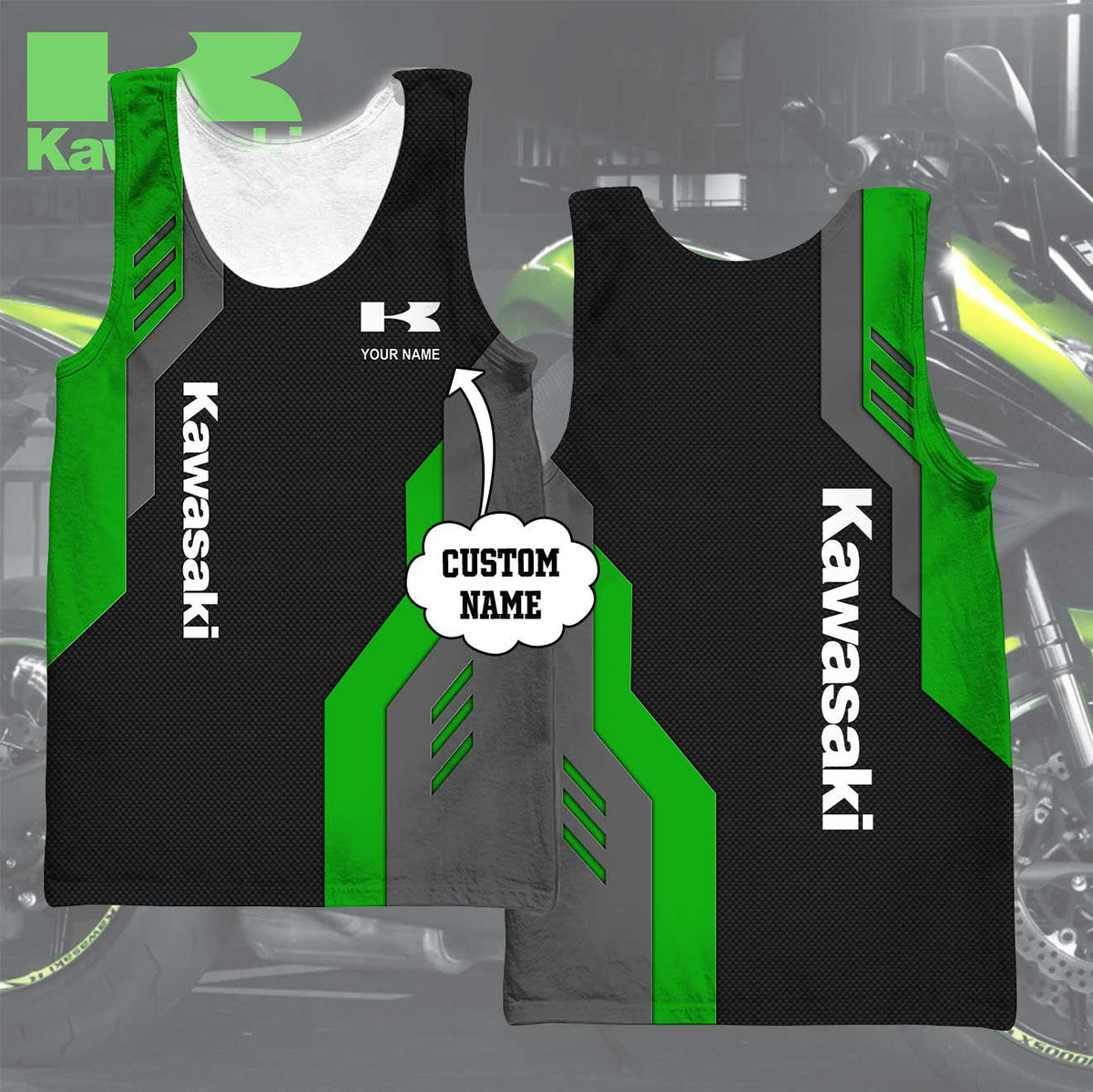 Personalized KAWA 3D Apparels YVT1079