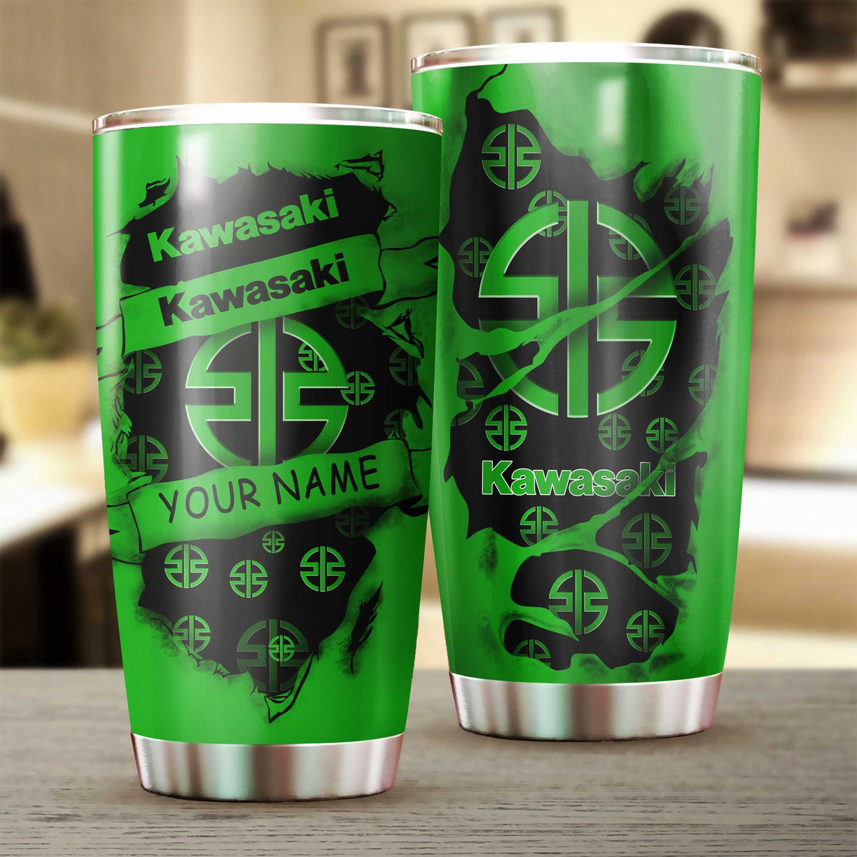 Custom Name KAWA Tumbler Cup YVT1020