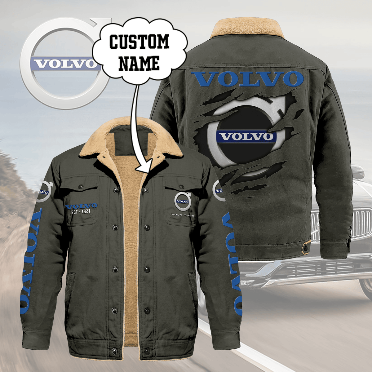 VV Limited Edition Fleece Cotton Jacket THAOVTT1163