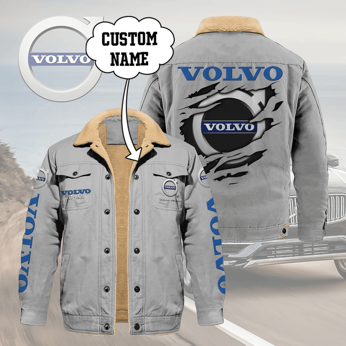 VV Limited Edition Fleece Cotton Jacket THAOVTT1163