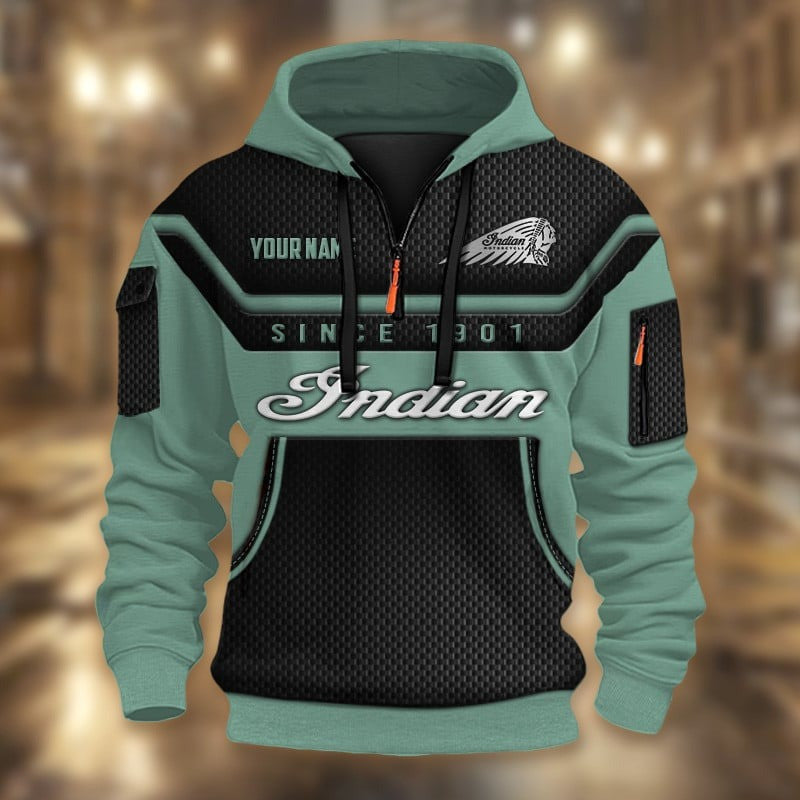 Custom Name IM 3D Quarter Zip Hoodie CR251154