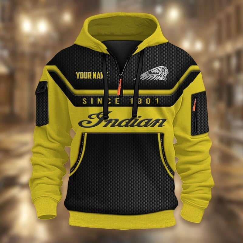 Custom Name IM 3D Quarter Zip Hoodie CR251154
