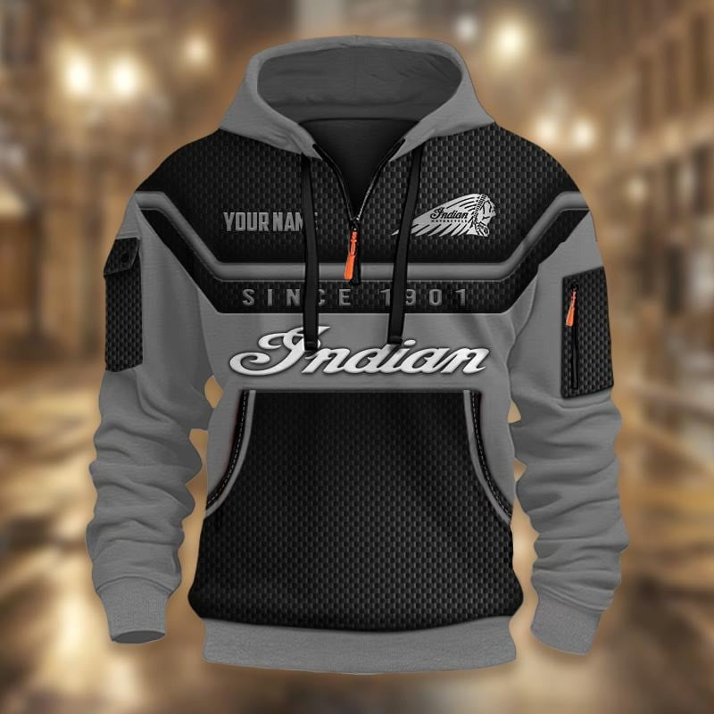 Custom Name IM 3D Quarter Zip Hoodie CR251154
