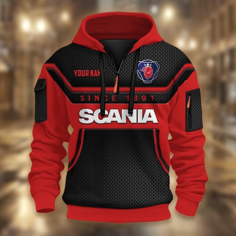 SCN 3D Quarter Zip Hoodie CR251176