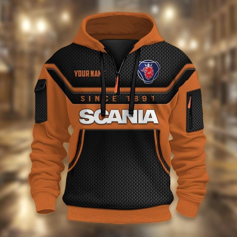 SCN 3D Quarter Zip Hoodie CR251176