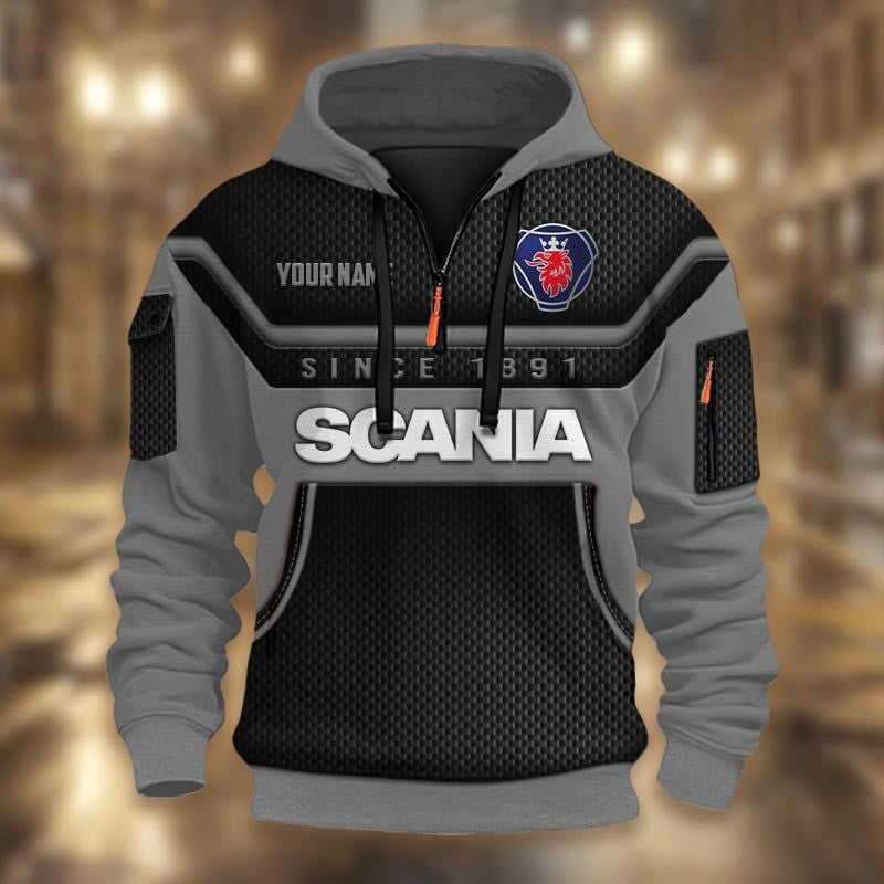 SCN 3D Quarter Zip Hoodie CR251176