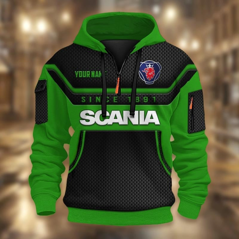 SCN 3D Quarter Zip Hoodie CR251176