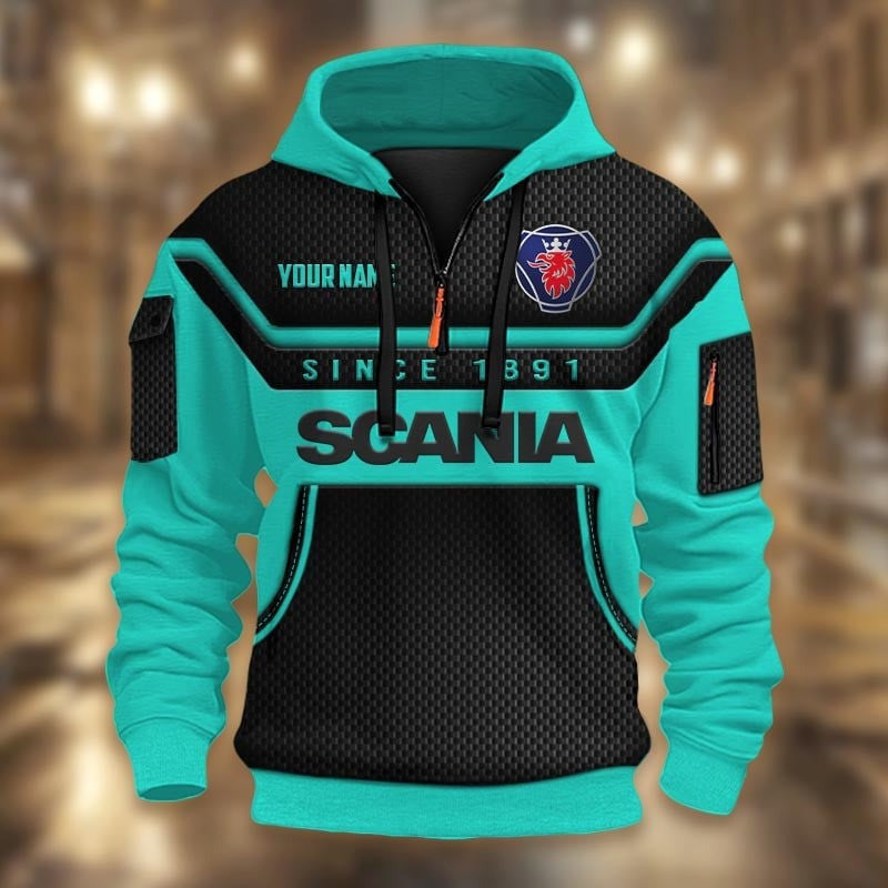 SCN 3D Quarter Zip Hoodie CR251176