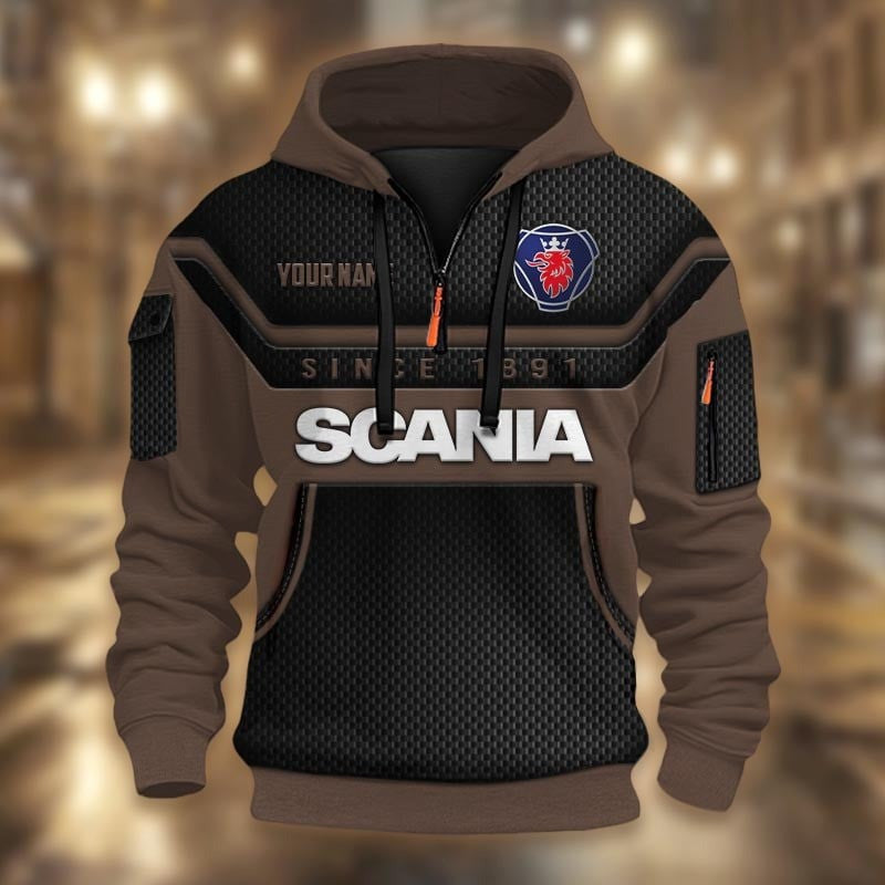 SCN 3D Quarter Zip Hoodie CR251176