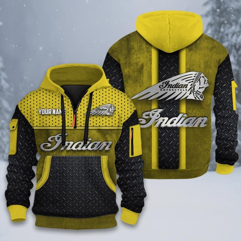 Custom Name IM 3D Quarter Zip Hoodie CR251201