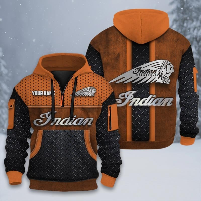 Custom Name IM 3D Quarter Zip Hoodie CR251201