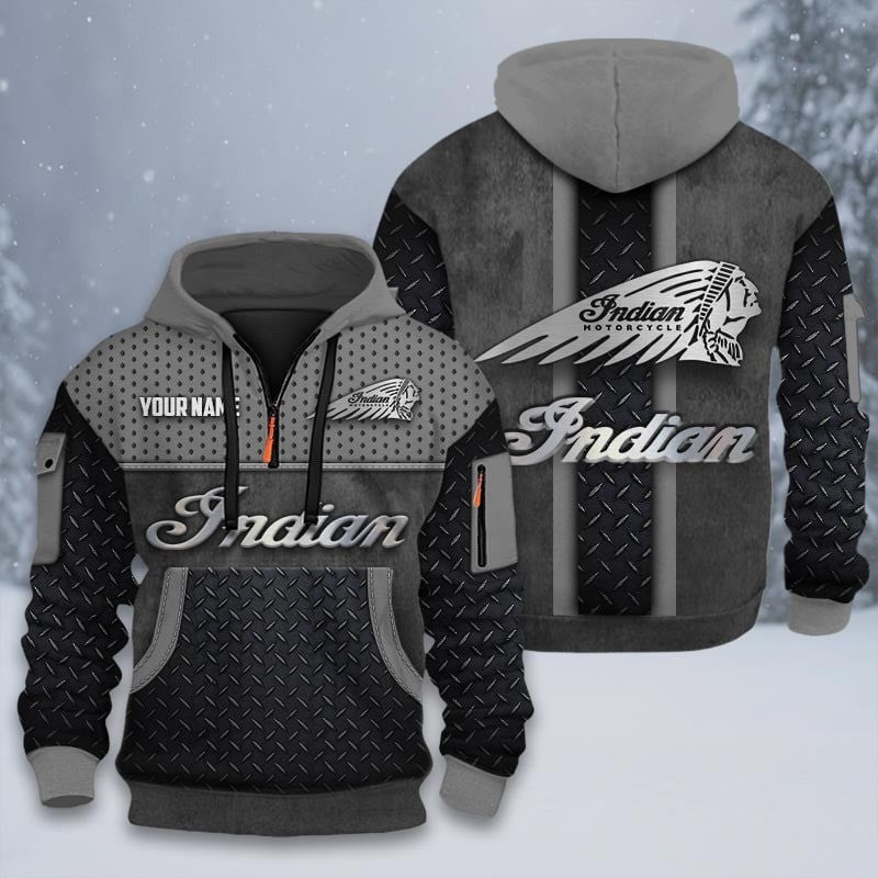 Custom Name IM 3D Quarter Zip Hoodie CR251201