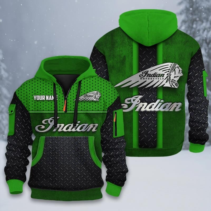 Custom Name IM 3D Quarter Zip Hoodie CR251201