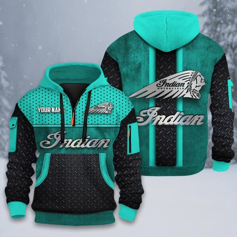 Custom Name IM 3D Quarter Zip Hoodie CR251201
