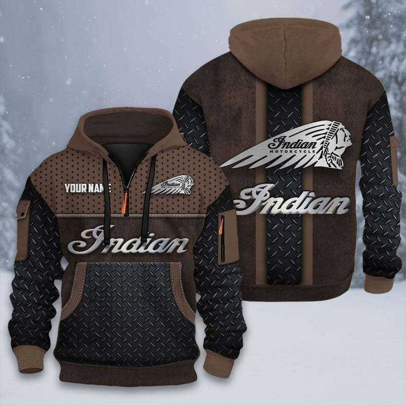Custom Name IM 3D Quarter Zip Hoodie CR251201