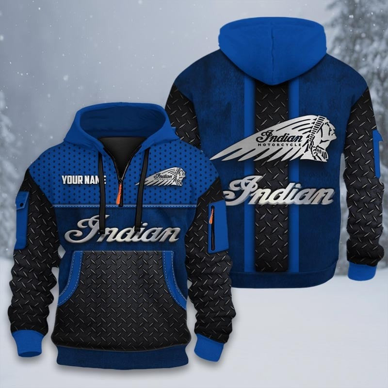 Custom Name IM 3D Quarter Zip Hoodie CR251201