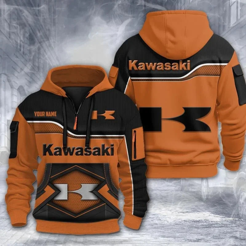 KAWA 3D Quarter Zip Hoodie CR260301
