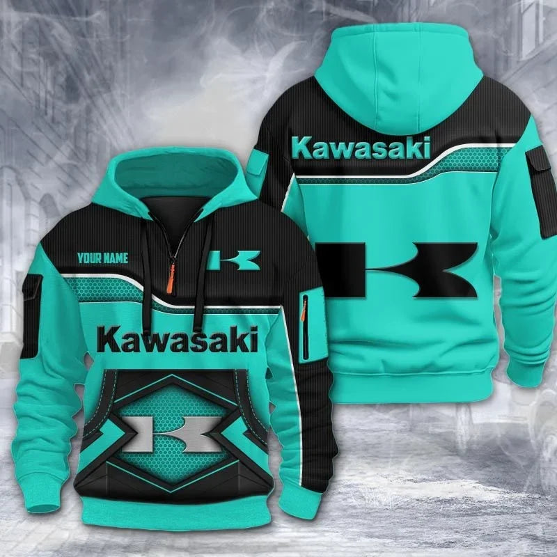 KAWA 3D Quarter Zip Hoodie CR260301