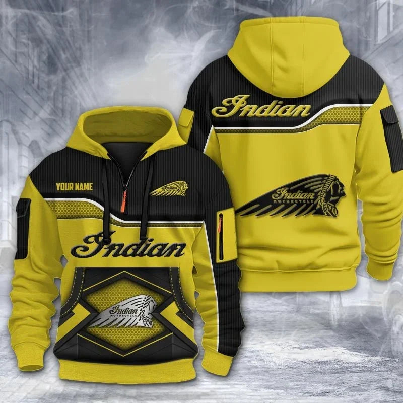 Custom Name IM 3D Quarter Zip Hoodie CR260301