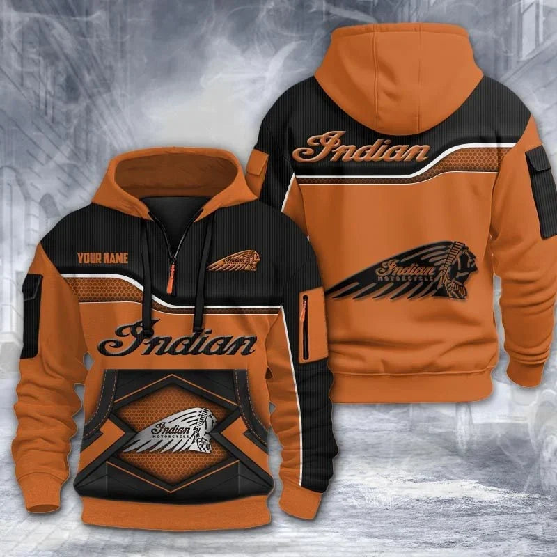 Custom Name IM 3D Quarter Zip Hoodie CR260301