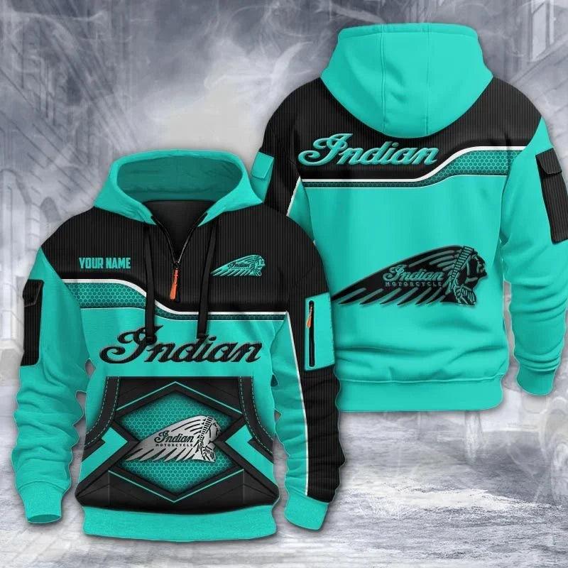 Custom Name IM 3D Quarter Zip Hoodie CR260301
