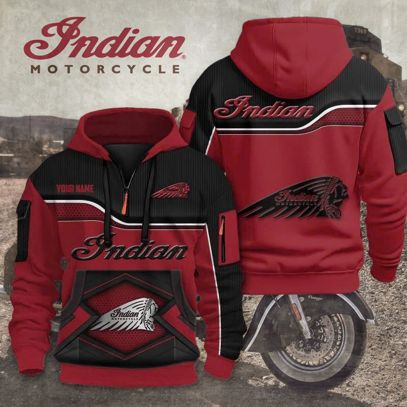 Custom Name IM 3D Quarter Zip Hoodie CR260301