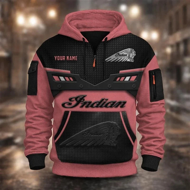 Custom Name IM 3D Quarter Zip Hoodie