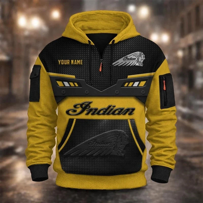 Custom Name IM 3D Quarter Zip Hoodie