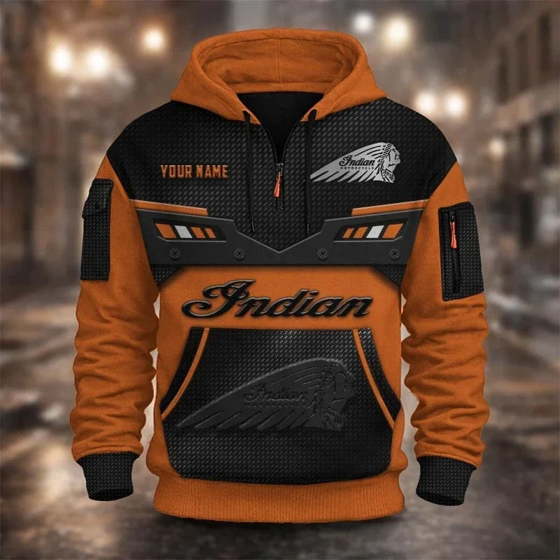Custom Name IM 3D Quarter Zip Hoodie