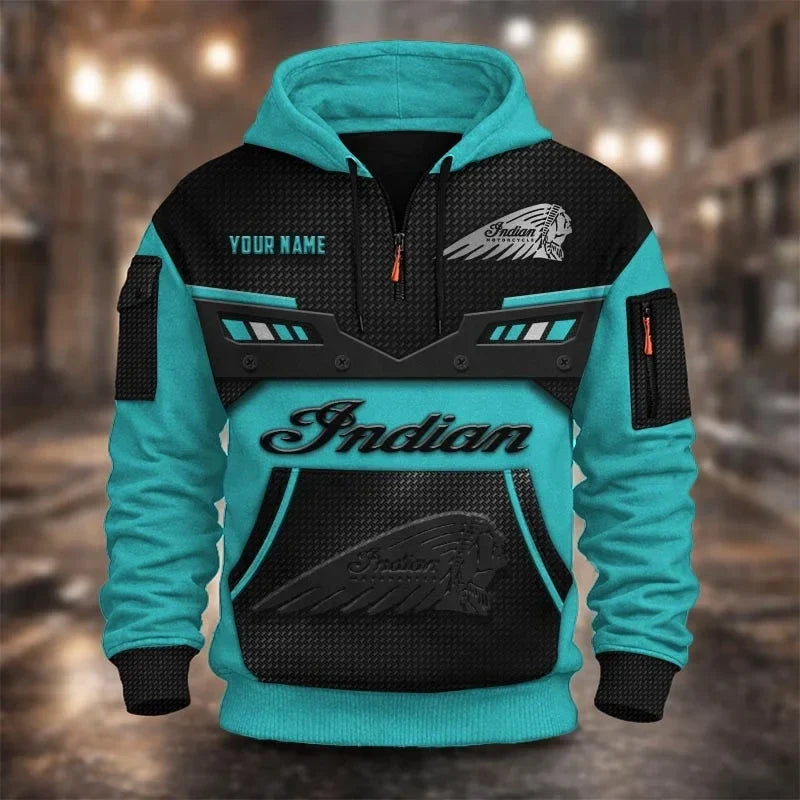 Custom Name IM 3D Quarter Zip Hoodie