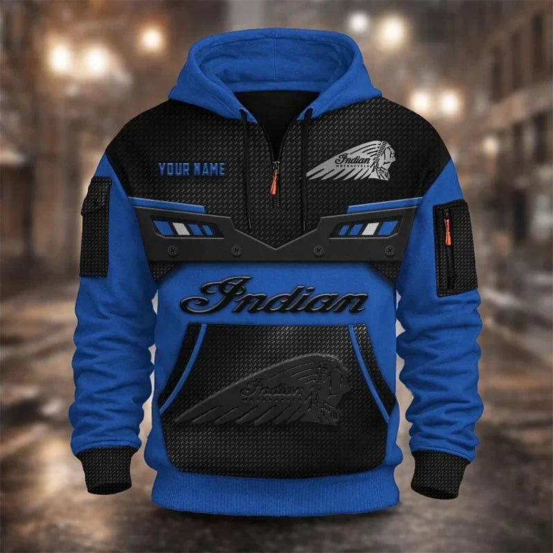 Custom Name IM 3D Quarter Zip Hoodie