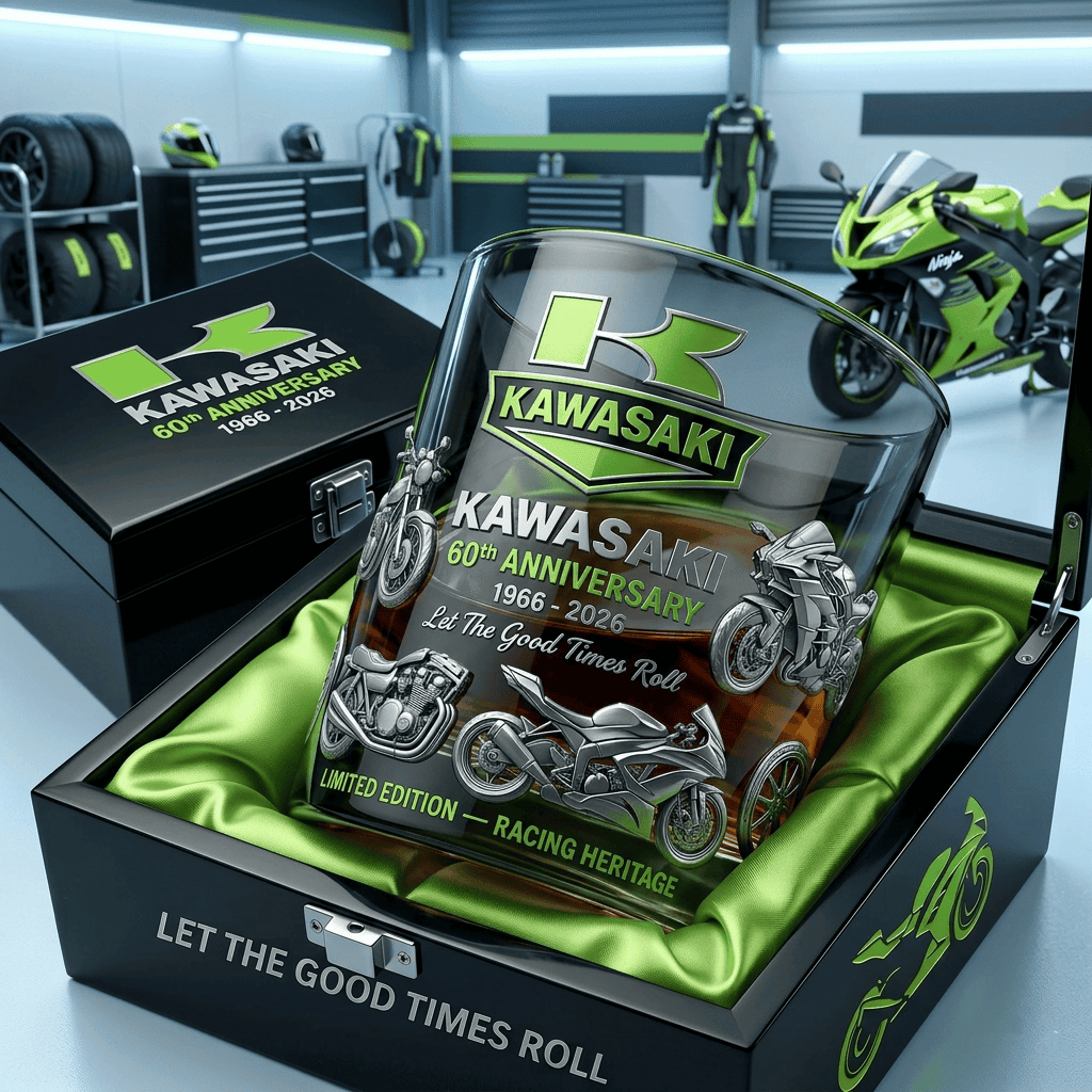 KAWA Motorcycle Special Drinking Glass