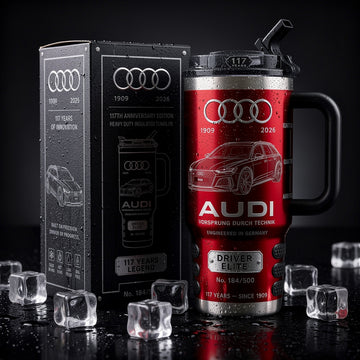 AD Tumbler with Handle and Straw