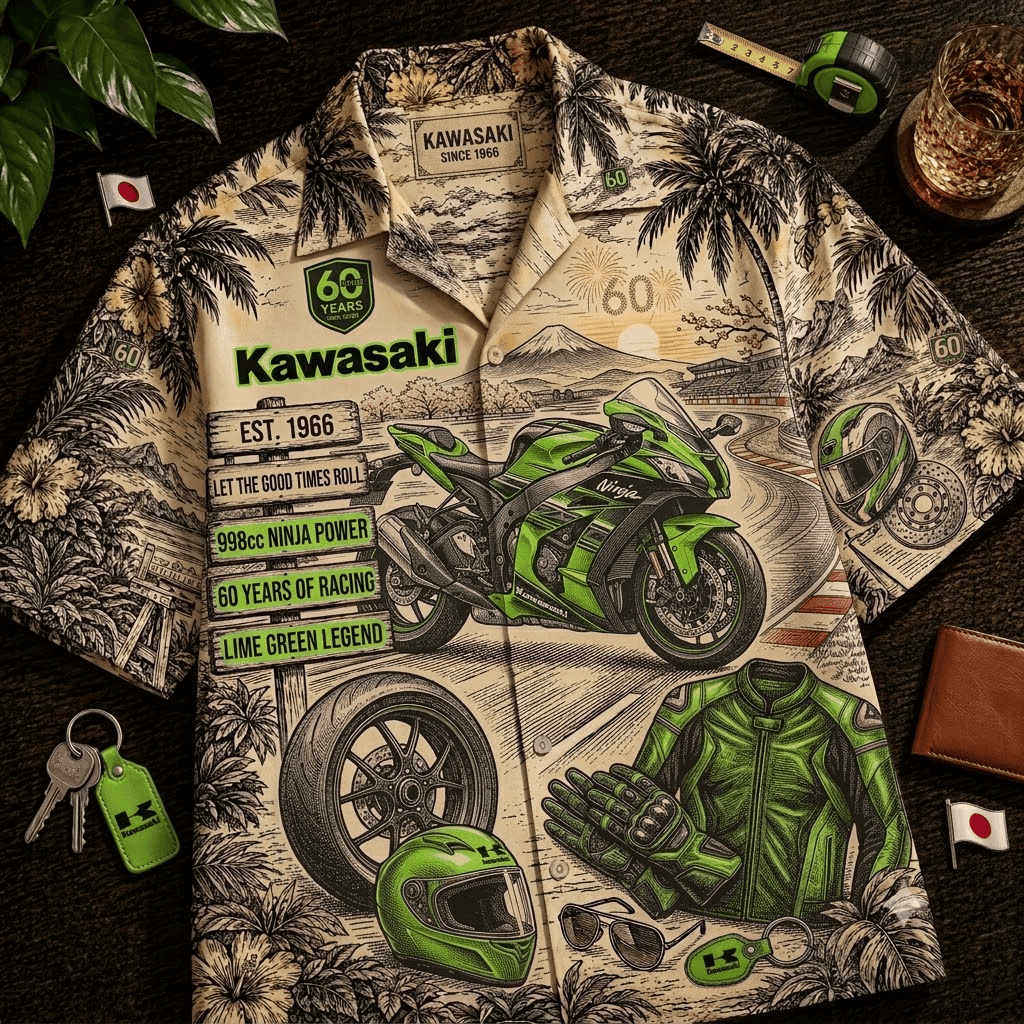 KAWA Limited Edition Hawaiian Short Sleeve Shirt