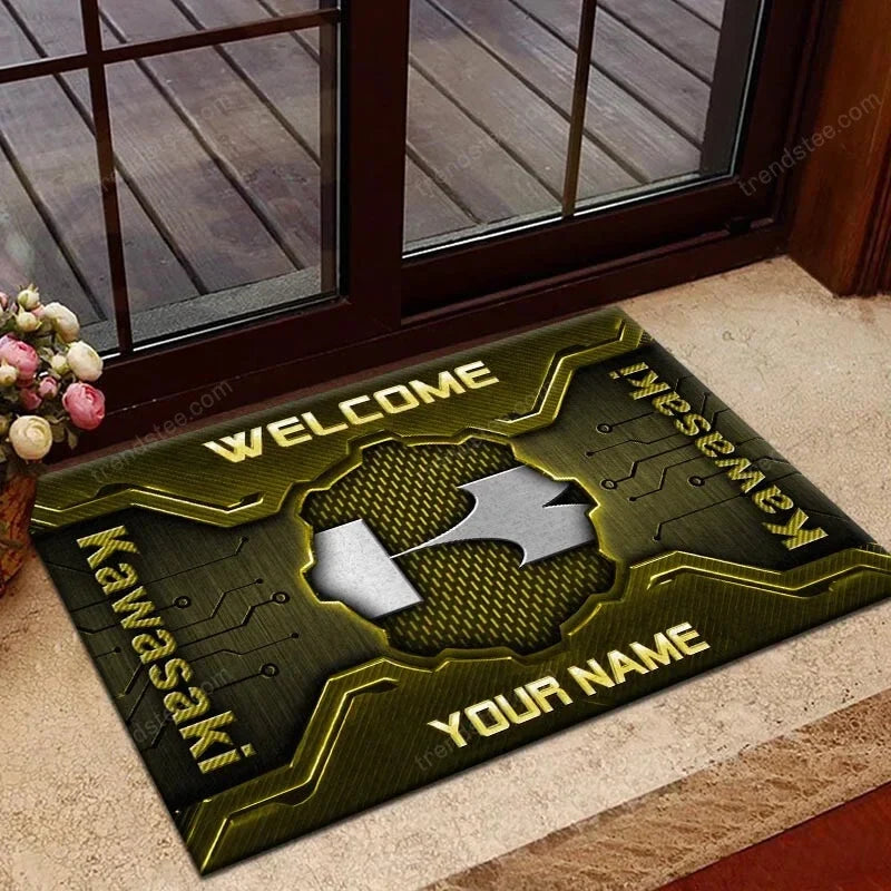 Custom Name KAWA Doormat