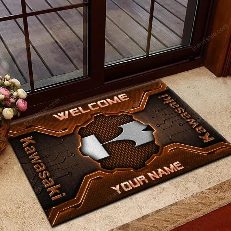 Custom Name KAWA Doormat