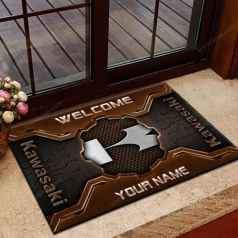Custom Name KAWA Doormat