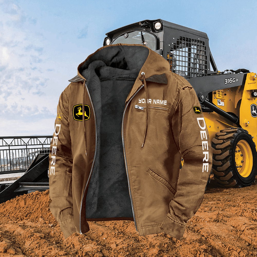 Personalized JD Left Chest Zipper Pocket Jacket 02
