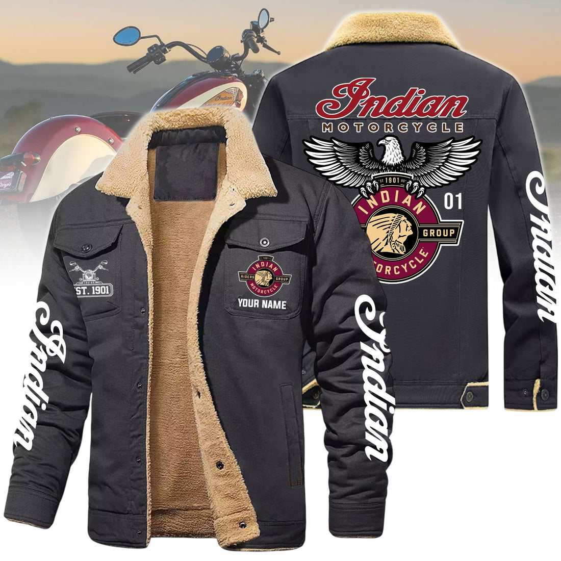 IM Limited Edition Fleece Cotton Jacket THAOVTT1163