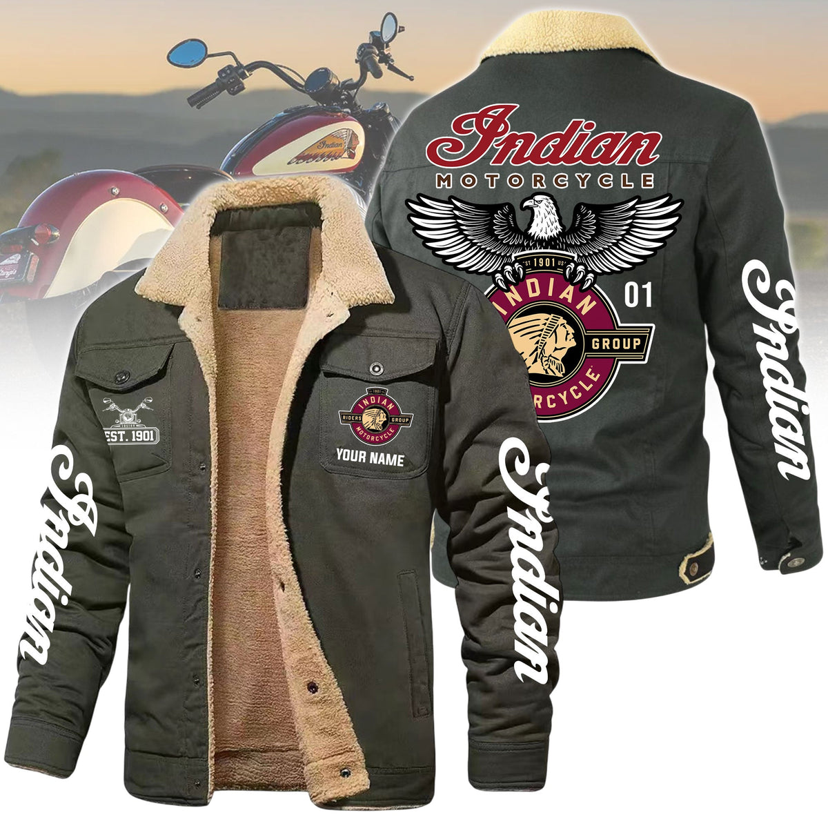 IM Limited Edition Fleece Cotton Jacket THAOVTT1163