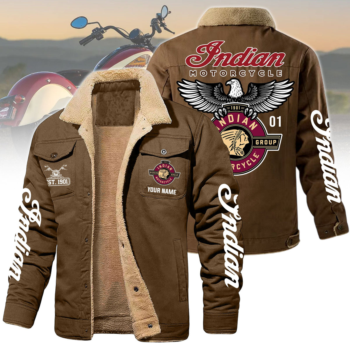 IM Limited Edition Fleece Cotton Jacket THAOVTT1163