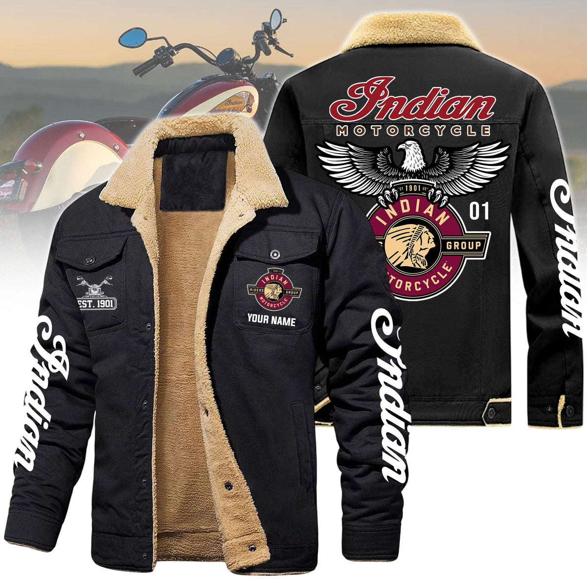 IM Limited Edition Fleece Cotton Jacket THAOVTT1163