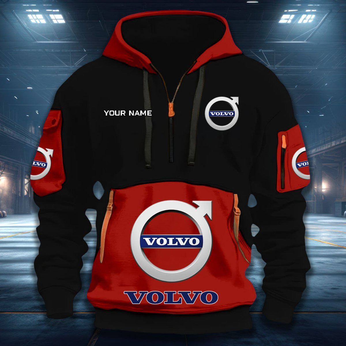 VV DDQHZH20020 Quarter Zip Hoodie
