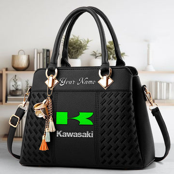 Custom Name KAWA Zip Handbag Multicolor VITZHB056