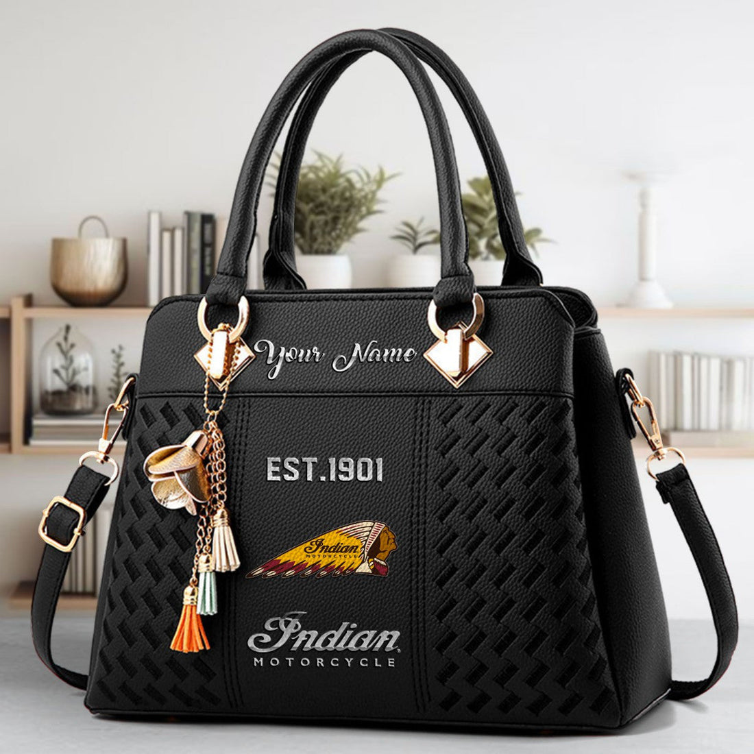 Custom Name IM Zip Handbag Multicolor WINSBC11051