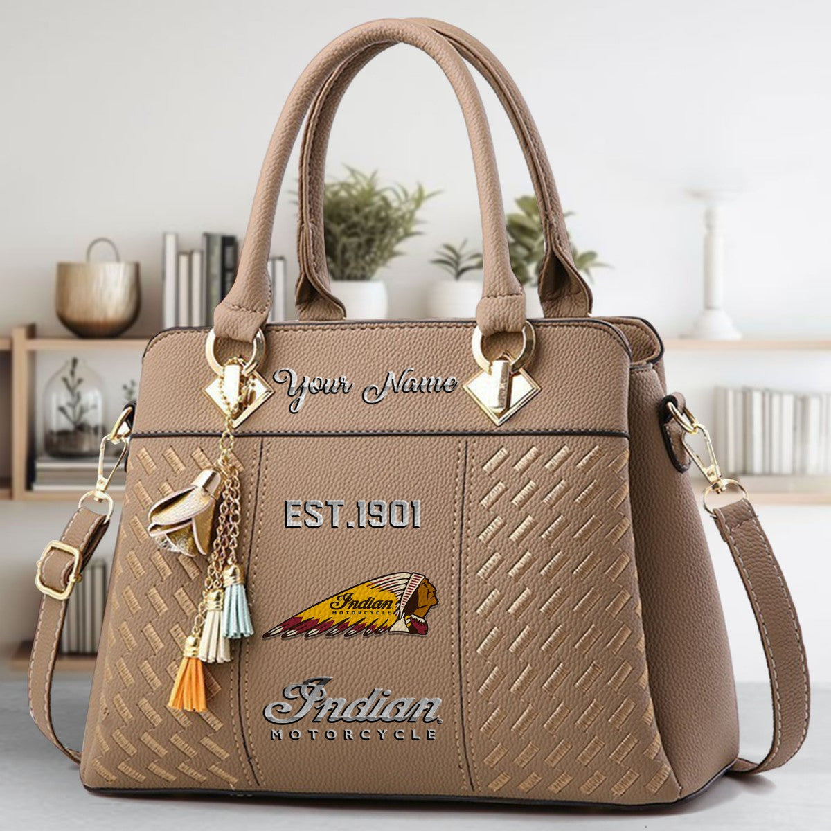 Custom Name IM Zip Handbag Multicolor WINSBC11051