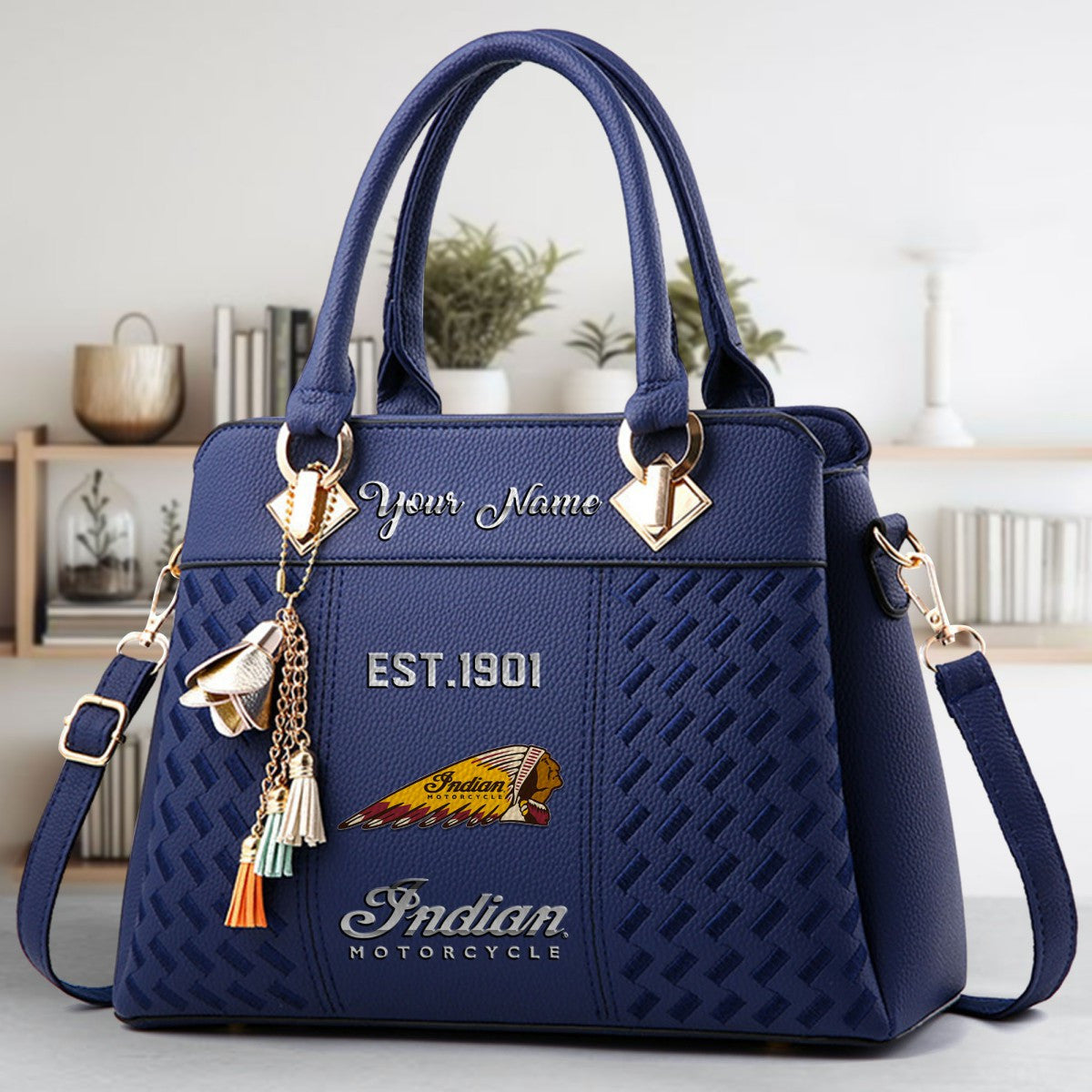 Custom Name IM Zip Handbag Multicolor WINSBC11051