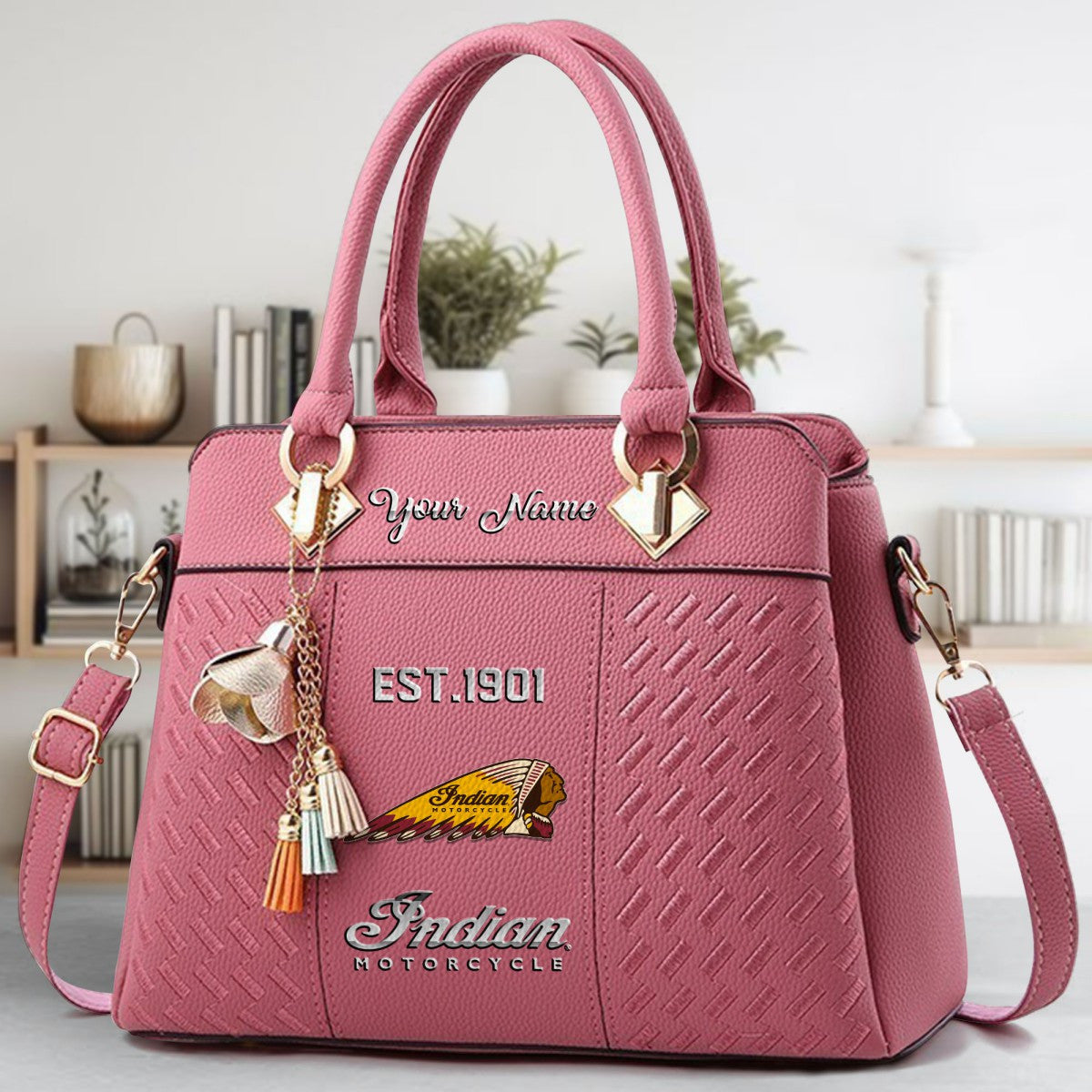 Custom Name IM Zip Handbag Multicolor WINSBC11051
